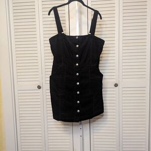 Black CORDUROY Jumper